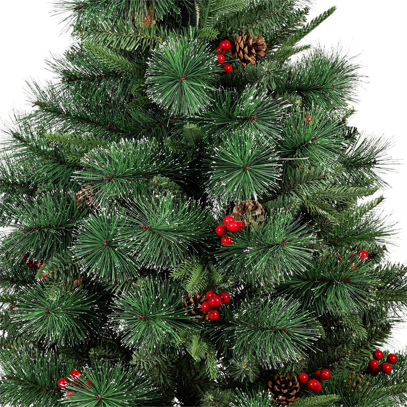 Woodland Storybook Tree Artificial Pine Cone and Berry, 48"H