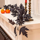 Halloween Maple LED Color Changing Garland, 72"L