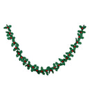 Holiday Poinsettia Garland Holly and Berries Fabric, 75"L