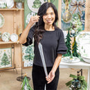 Season to Sparkle Decorative Garden Accent, Hanging Decor, Glass Icicle, 16" H, Set of 6