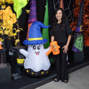 Evergreen Garden Accents,4ft Everinflatable, Witch Ghost,24.02x40.94x48.82 Inches