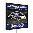 Baltimore Ravens 23"H x 23"L LED Wall Decor, Edgelite, Square