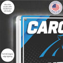 Carolina Panthers NFL Football Rectangle Desklite LED Decor