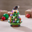 8" LED Ceramic Christmas Tree, Chicago Bears,8led3805t