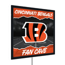 Cincinnati Bengals 23"H x 23"L LED Wall Decor, Edgelite, Square