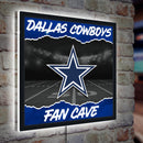 Dallas Cowboys 23"H x 23"L LED Wall Decor, Edgelite, Square