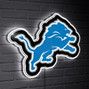 Detroit Lions LED Wall Decor, Glazelite, Logo