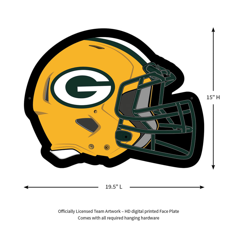 Green Bay Packers NFL Football Helmet Edgelite LED Decor