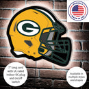 Green Bay Packers NFL Football Helmet Edgelite LED Decor