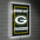 Green Bay Packers NFL Football Rectangle Neolite LED Decor