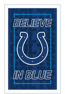 Indianapolis Colts NFL Football Rectangle Neolite LED Decor
