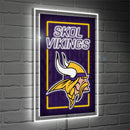 Minnesota Vikings NFL Football Rectangle Neolite LED Decor