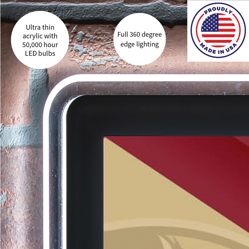 New Orleans Saints NFL Football Pennant Glazelite LED Decor