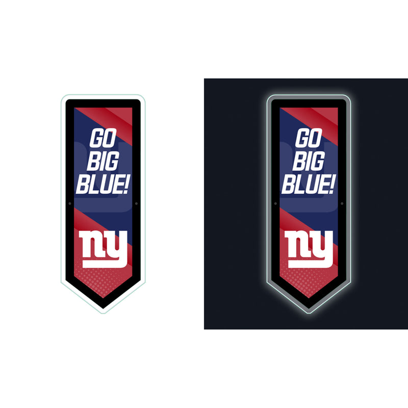 New York Giants NFL Football Pennant Glazelite LED Decor