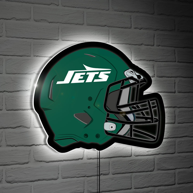 LED Wall Decor, Edgelite, Football Helmet, New York Jets