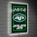 22"H x 14"L NeoLite Wall Decor, Rectangle, New York Jets,8led3821nlrt