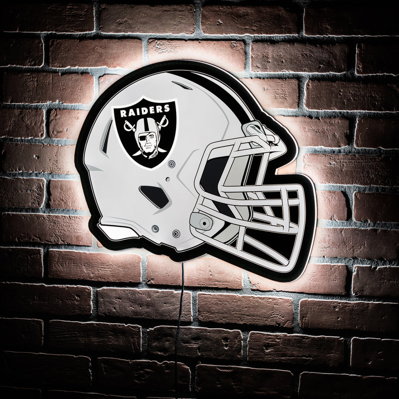 Las Vegas Raiders NFL Football Helmet Edgelite LED Decor