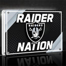 Las Vegas Raiders NFL Football Rectangle Desklite LED Decor