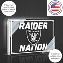 Las Vegas Raiders NFL Football Rectangle Desklite LED Decor