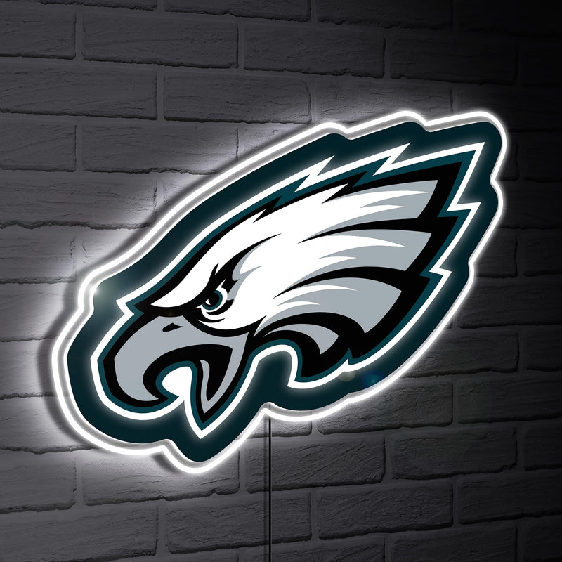 Philadelphia Eagles LED Wall Decor, Glazelite, Logo