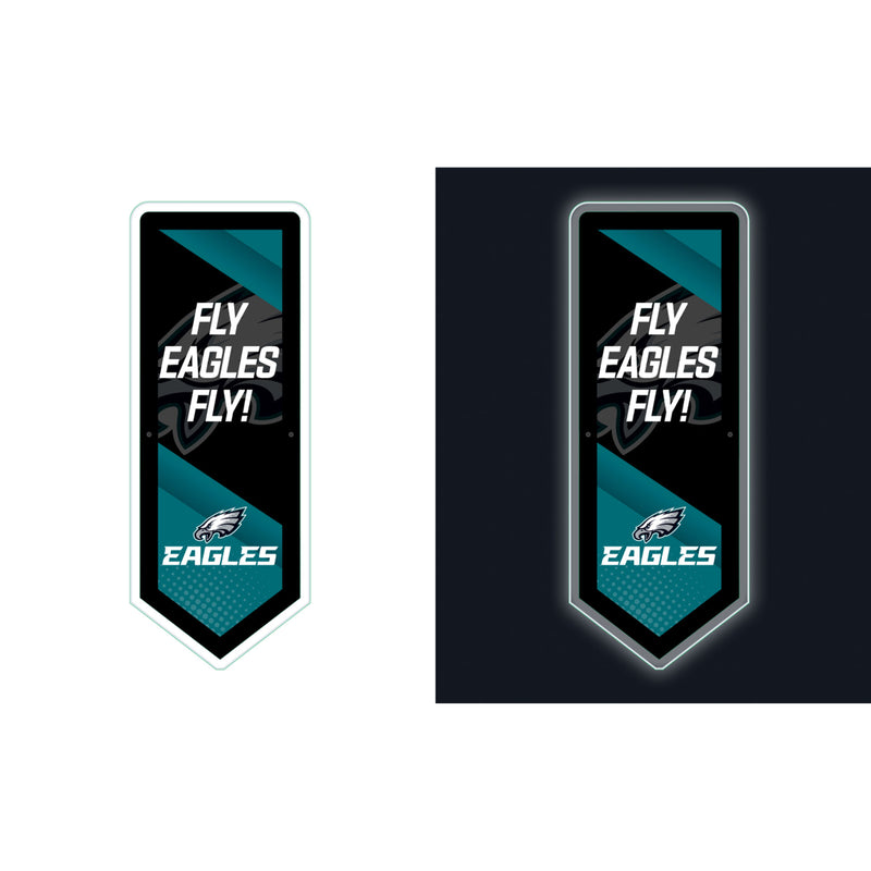 Philadelphia Eagles NFL Football Pennant Glazelite LED Decor