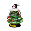 4" Mini LED Tabletop Christmas Tree, Pittsburgh Steelers,8led3824mt
