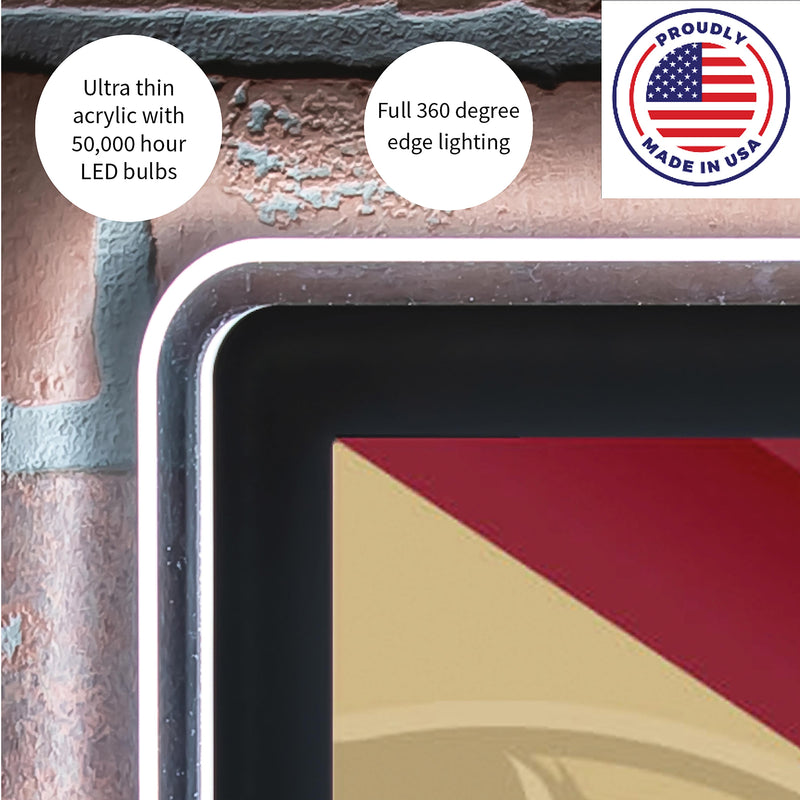 Pittsburgh Steelers NFL Football Pennant Glazelite LED Decor