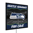 Seattle Seahawks 23"H x 23"L LED Wall Decor, Edgelite, Square