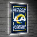 Los Angeles Rams NFL Football Rectangle Neolite LED Decor