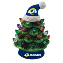 8" LED Ceramic Christmas Tree, Los Angeles Rams