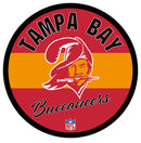 Tampa Bay Buccaneers NFL Football Large Round Vintage Edgelite LED Decor