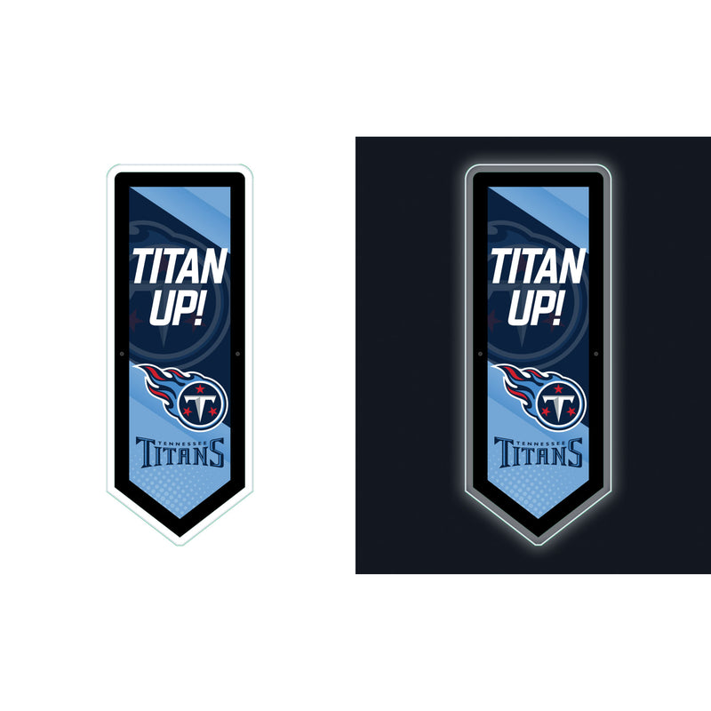 Tennessee Titans NFL Football Pennant Glazelite LED Decor