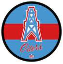 Tennessee Titans NFL Football Large Round Vintage Edgelite LED Decor