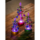 LED Magical Holiday Ornament Trees, Set of 3