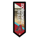 Arizona Diamondbacks Baseball Pennant Glazelite LED Decor