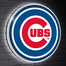 Chicago Cubs LED Wall Decor, Glazelite, Logo
