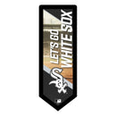 Chicago White Sox Baseball Pennant Glazelite LED Decor