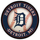 Detroit Tigers Baseball Large Round Edgelite LED Decor