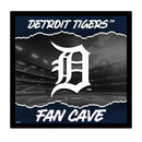 Detroit Tigers 23"H x 23"L LED Wall Decor, Edgelite, Square
