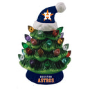 Houston Astros 8" LED Ceramic Christmas Tree
