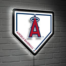 Los Angeles Angels, LED Wall Decor, Edgelite, Baseball Homeplate
