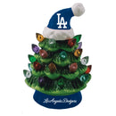 Los Angeles Dodgers Mini LED Tabletop Christmas Tree 4"
