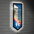 Los Angeles Dodgers Baseball Pennant Glazelite LED Decor