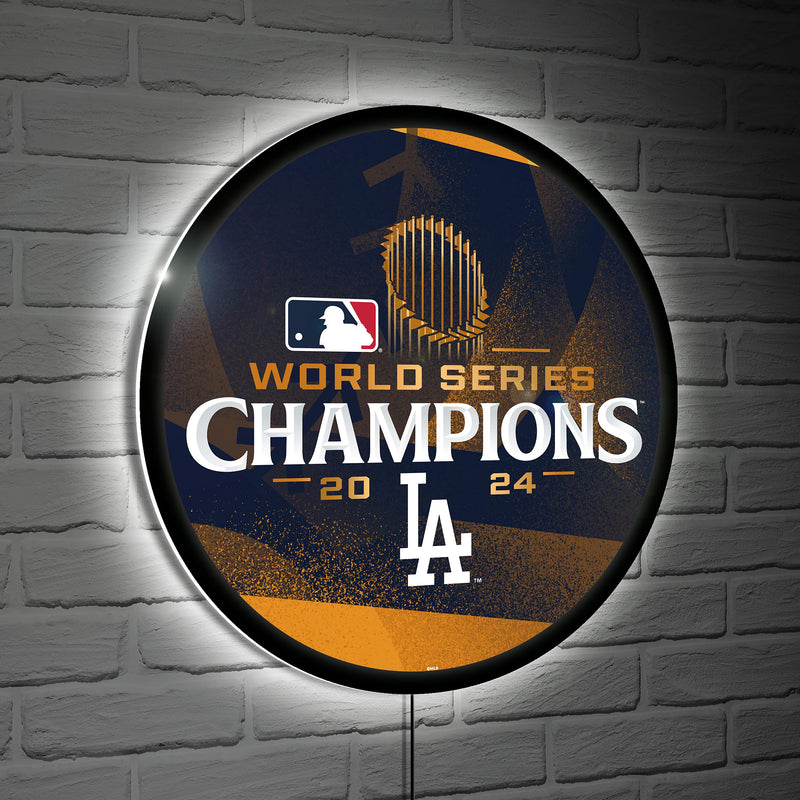 Los Angeles Dodgers Edgelite, LG Round, World Series Champions 2024
