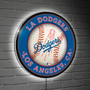 Los Angeles Dodgers Baseball Large Round Edgelite LED Decor