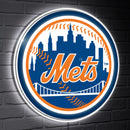 New York Mets LED Wall Decor, Glazelite, Logo