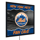 New York Mets 23"H x 23"L LED Wall Decor, Edgelite, Square