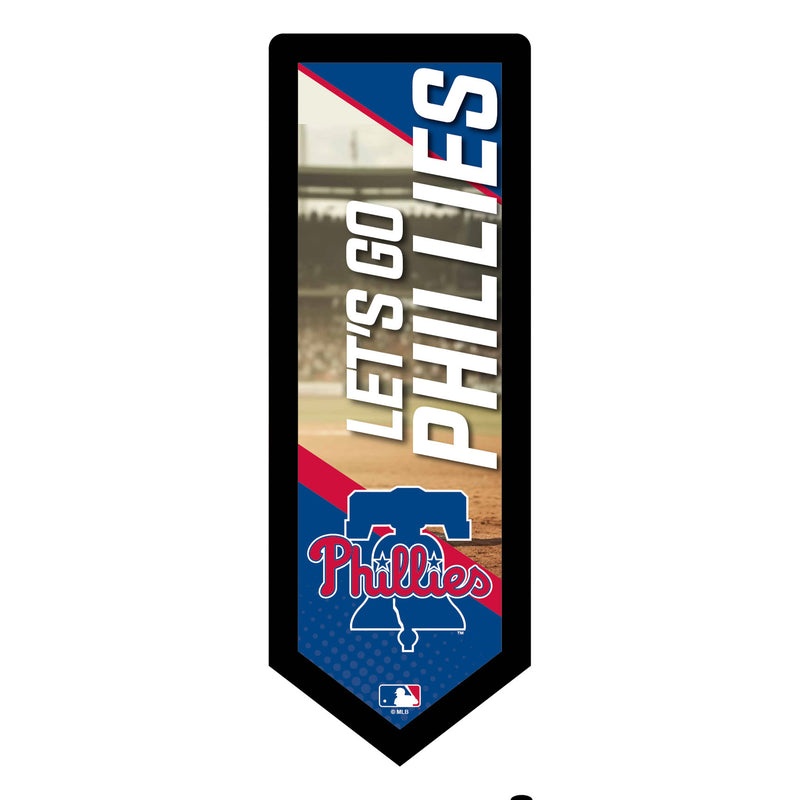 Philadelphia Phillies Baseball Pennant Glazelite LED Decor