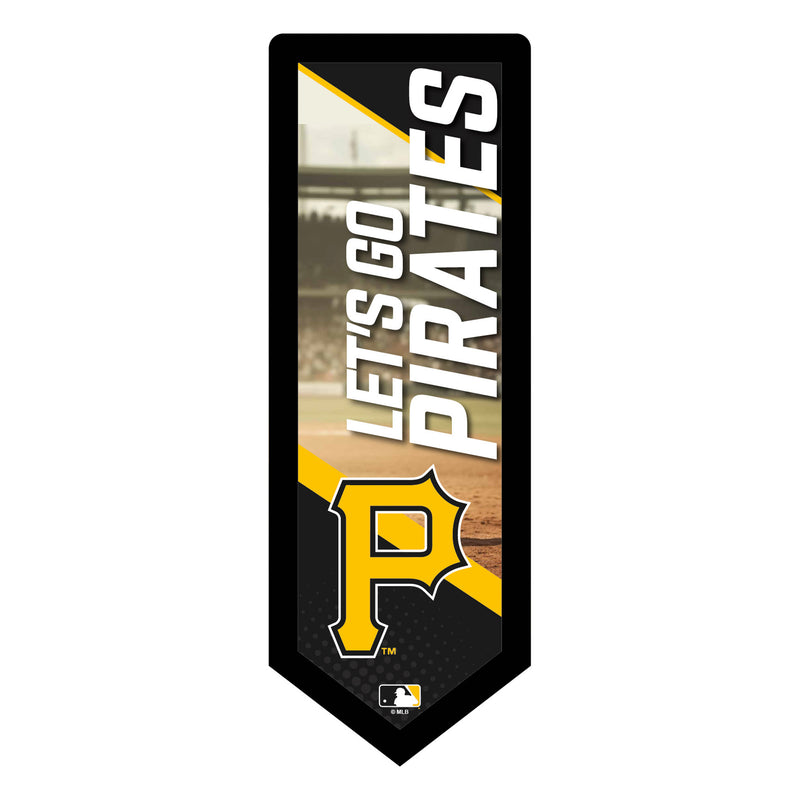 Pittsburgh Pirates Baseball Pennant Glazelite LED Decor