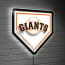 San Francisco Giants, LED Wall Decor, Edgelite, Baseball Homeplate